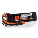 Spektrum  11.1V 2200mAh 3S 50C Smart LiPo Battery, IC3 (SPMX22003S50)