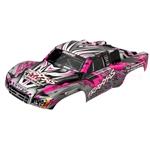 Traxxas TRA5847 4X4 Slash, Pink painted body, decals applied