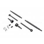 Traxxas TRA9756 Axle Shafts, Front (2), Rear (2)/ Stub Axles, Front (2) (Hardened Steel)