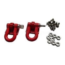 Scale Red Winch Shackles - 2pcs (APX4051)