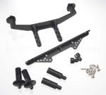 Traxxas  Body Mount, Front and Rear, Black: Slash (TRA1914R)