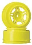 Duratrax  SC Wheel Yellow Slash Blitz SCRT10 (2) (DTXC3824)