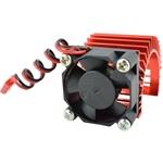 540 / 550 Red Aluminum Heat Sink W/ 30mm Fan (APX8041RD)