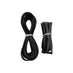APEX RC PRODUCTS 6MM BLACK BRAIDED SERVO WIRE WRAP KIT - 10FT ROLL #4000