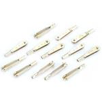 Robart SUL527 2-56 Gold-N-Clevises (12)