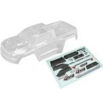 Arrma AR402261 Body with Decals, Clear: Granite 4x4