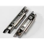 Traxxas  Bumpers, front and rear (black chrome) (TRA5335X)