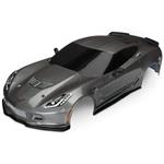Traxxas TRA8386A Body, Chevrolet Corvette Z06, graphite (painted, decals applied)