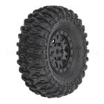 Pro-Line PRO1019410 1/24 Hyrax Front/Rear 1.0" Tires Mounted 7mm Black Impulse (4)