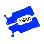 Traxxas TRA9634X Suspension Arm Covers, Blue, Rear (left And Right)/ 2.5x8 Ccs (12)