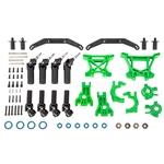 Traxxas TRA9080G Outer Driveline & Suspension Upgrade Kit, Extreme Heavy Duty, Green