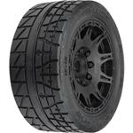 Pro-Line PRO1020510 1/6 Menace HP BELTED Fr/Rr 5.7" MT Tires Mounted 24mm Blk Raid (2)