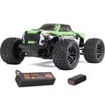 Arrma ARA2102T3 1/18 GRANITE GROM MEGA 380 Brushed 4X4 Monster Truck RTR with Battery & Charger, Green