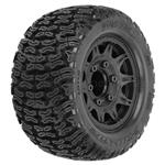 Pro-Line PRO1023910 1/10 Bonesaw F/R 2.8" MT Tires Mounted 12mm/14mm Black Raid (2)