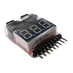Apex  1-8 Cell Lipo Battery Voltage Checker w/ Alarm (APX1655)