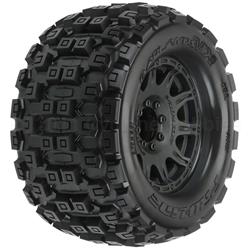 Badlands MX38 3.8" Mounted Raid MT Tires, 8x32 17mm (F/R)