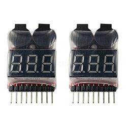 1-8 Cell Lipo Battery Voltage Checker and Alarm (APX1655)