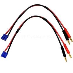 EC3 to 4MM Banana Battery Charge Lead - 2 Pack #1405