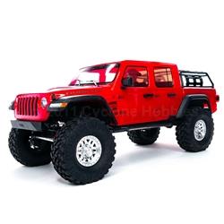 Axial AXI03006BT2 1/10 SCX10 III Jeep JT Gladiator Rock Crawler with Portals RTR, Red