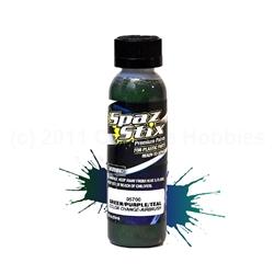 Color Change Airbrush Ready Paint, Green/Purple/Teal, 2oz Bottle