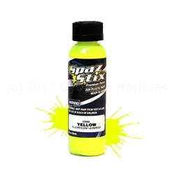 Yellow Fluorescent Airbrush Ready Paint, 2oz Bottle