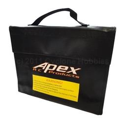 240mm X 65mm X 80mm Xl Jumbo Lipo Safe Fire Resistant Charging Bag #8089