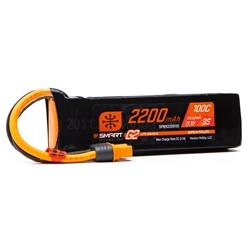 11.1V 2200mAh 3S 100C Smart G2 LiPo Battery: IC3