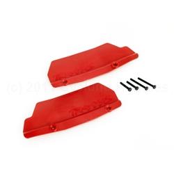Mud Guards, Rear, Red (left And Right)/ 3x15 Ccs (2)/ 3x25 Ccs (2)
