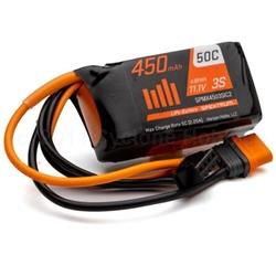 11.1V 450mAh 3S 50C LiPo Battery: IC2