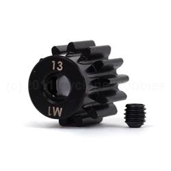 Gear, 13-T pinion (machined, hardened steel) (1.0 metric pitch) (fits 5mm shaft)
